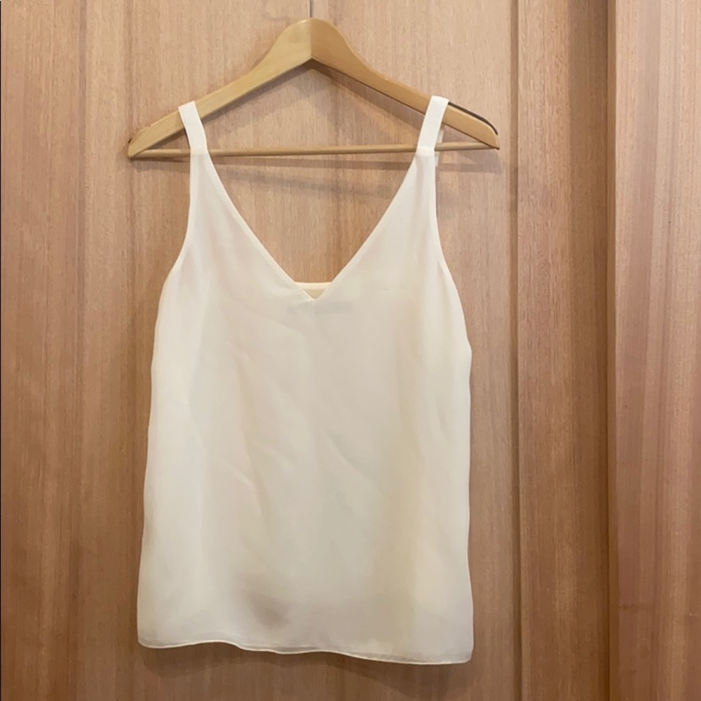 Zara Basic - White Sheer Tank
